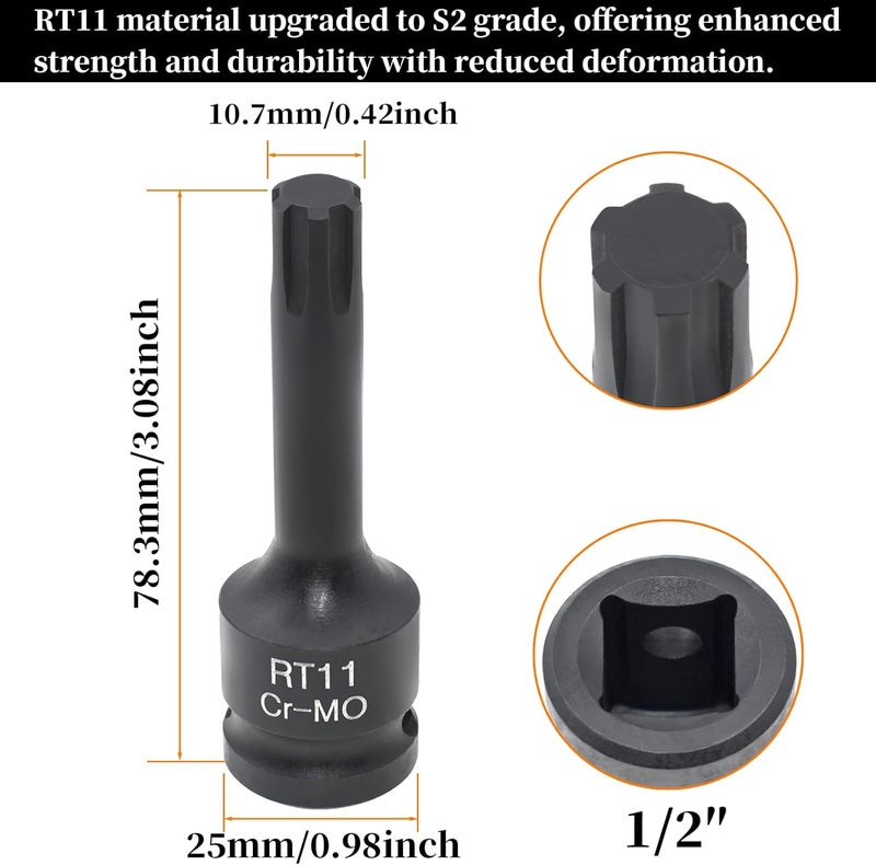 Yuesstloo 303-1655 Camshaft Holding Alignment Timing Tool, Compatible with Ford 3.5L EcoBoost Upgraded GT F-150 Expedition Lincoln Navigator, with Cylinder Head Screw Removal Socket, RT11 - Image 4